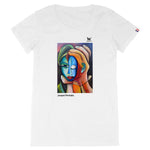 T-Shirt Femme Janpol Portalis Prise de Tête - face_blanc