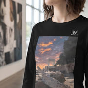 T-shirt Femme à Manches Longues - jmlpyt Le Temple des Amoureux