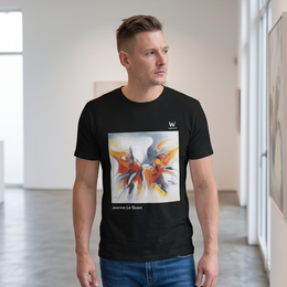 T-shirt homme en coton biologique - Jeanne Le Guen Envol n°1