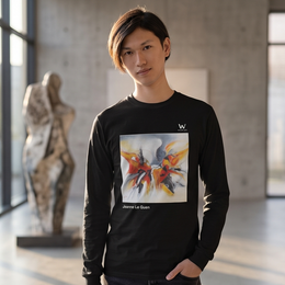 T-shirt Homme à Manches Longues - Jeanne Le Guen Envol N°1
