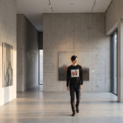 T-shirt Homme à Manches Longues - Jeanne Le Guen Envol N°1