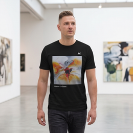 T-shirt homme en coton biologique - Jeanne Le Guen Envol n°2