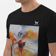 T-shirt homme en coton biologique - Jeanne Le Guen Envol n°2