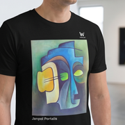 T-shirt Homme en coton biologique - Janpol Portalis Ange Electromécanique