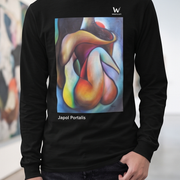 T-shirt Homme à Manches Longues - Janpol Portalis Coucher de Soleil