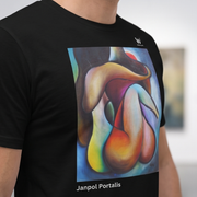 T-shirt Homme en coton biologique - Janpol Portalis Coucher de Soleil