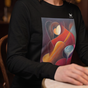T-shirt Femme à Manches Longues - Janpol Portalis Guitare Sèche