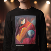 T-shirt Homme à Manches Longues - Janpol Portalis Guitare Sèche