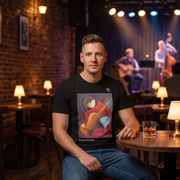 T-shirt Homme en coton biologique - Janpol Portalis Guitare Sèche