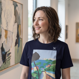 T-shirt femme - Feljazz Les Maisons