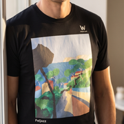 T-shirt Homme en coton biologique - Feljazz Les Maisons