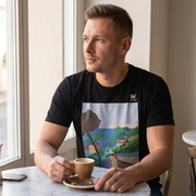T-shirt Homme en coton biologique - Feljazz Les Maisons