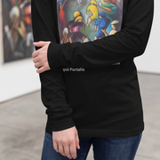 T-shirt Femme à Manches Longues - Janpol Portalis Passage au Col