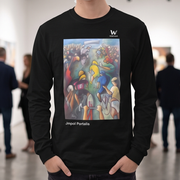 T-shirt Homme à Manches Longues - Janpol Portalis Passage au Col