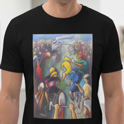 T-shirt Homme en coton biologique - Janpol Portalis Passage au Col