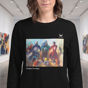 T-shirt Femme à Manches Longues - Janpol Portalis Sommet de la Bosse