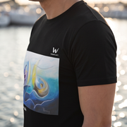 T-shirt Homme en coton biologique - Janpol Portalis Windsurfing