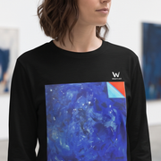 T-shirt Femme à Manches Longues - Jean-Marc Gayraud Qu'y a t'il Derrière