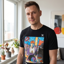 T-shirt homme en coton biologique - MargO We Miss The Bars