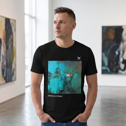T-shirt homme en coton biologique - Jeanne Le Guen La Crique Bleue