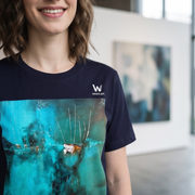T-shirt femme - Jeanne Le Guen La Crique Bleue