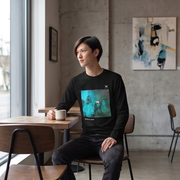 T-shirt Homme à Manches Longues - Jeanne Le Guen La Crique Bleue