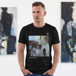 T-shirt homme en coton biologique - Jeanne Le Guen Technique Mixte 3649