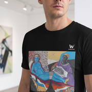 T-shirt homme en coton biologique - MargO Hashag(#) Olympia