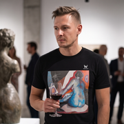 T-shirt homme en coton biologique - MargO Vague à l'âme