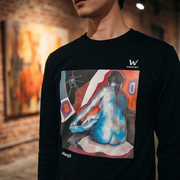 T-shirt Homme à Manches Longues - MargO Vague à l'Ame