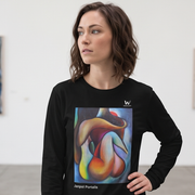 T-shirt Femme à Manches Longues - Janpol Portalis Coucher de Soleil